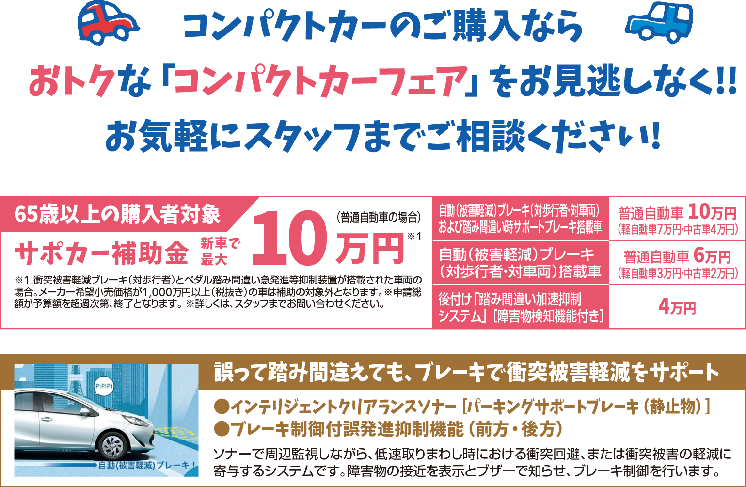 コンパクトカーフェア 広島トヨタ自動車株式会社 コンパクトカーフェア 広島トヨタ自動車株式会社